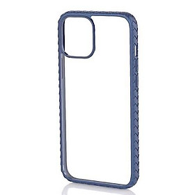 Ốpp lưng cho iPhone 12 (6.1) và 12 Pro (6.1) hiệu MIPOW Hybrid Glass Pc Tpu viền màu chống sốc - Hàng nhập khẩu