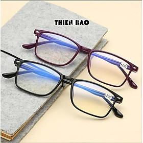 Kính thời trang 0 độ chống as xanh, lọc sáng Nam nữ bảo vệ mắt hàng đẹp tròng Nhật KV301