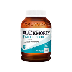 Dầu Cá Blackmores Fish Oil 1000mg - 400 Viên (Hàng Nhập Khẩu Từ Úc)