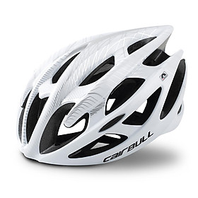 Mũ bảo hiểm đi xe đạp Siêu nhẹ 21 lỗ thoáng khí an toàn cho người đi xe đạp-Màu trắng-Size