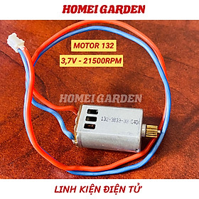 Motor mini 132 3,7V 21500 vòng/phút tốc độ cao kèm jack và bánh răng mới 100% - HM0116