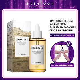 Tinh Chất Rau Má Skin1004 Ngừa Mụn, Làm Dịu & Phục Hồi Cho Da Nhạy Cảm Madagascar Centella Asiatica Ampoule 100ml Tặng kèm Nơ BERAV Handmade Annie Ribbon