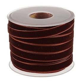 20 Yard 10mm Wide Velvet Ribbon Roll for Crafts