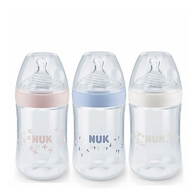 Bình Sữa Nhựa PP Nature Sense 260ml Núm Ti Silicone S2 Nuk NU21496 (Size M) - Màu Ngẫu Nhiên