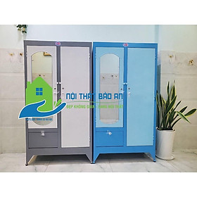 Tủ sắt đựng quần áo 1m4x0.9