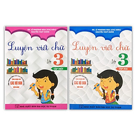 Hình ảnh Sách - Luyện viết chữ lớp 3 Tập 1+ Tập 2 ( theo chương trình giáo dục phổ thông mới)