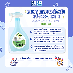 Dung Dịch Xịt Khử Mùi Khu Vực Hương Chanh Forcans 1000ml