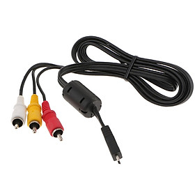 Hilabee Cáp Video AV Dây RCA Adapter Dây Cho Nikon S02 80 5200 6100 6200 6300 6400 6500 8100 8200 9100 9200 9300 9400 95