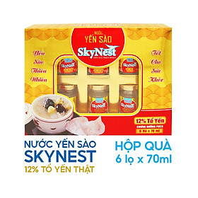 Hộp yến sào cao cấp SkyNest 12% Tổ Yến, chất lượng đạt chuẩn quốc tế