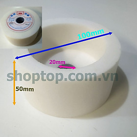 Mua Đá mài cốc trụ trắng 100x50x20mm