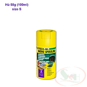 Thức ăn cá JBL ProNovo Spirulina Grano tảo xoắn dinh dưỡng tăng màu cá tép cảnh