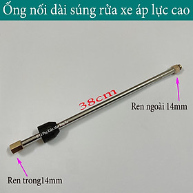 Mua Ống nối dài súng rửa xe áp lực cao của máy xịt rửa áp lực dài 38cm - phụ kiện máy rửa xe