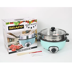 Mua Nồi Lẩu Điện 2 Tầng Đa Năng SRAPP SP-EP33 3 5 lít - Màu Ngẫu Nhiên - Hàng Chính Hãng
