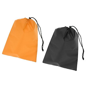 Hình ảnh Pack Portable Travel Shoe Bags Nylon Waterproof Drawstring Storage Ditty Bag Makeup Pouch