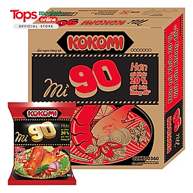 Thùng 30 Mì Kokomi Tôm Chua Cay 90G