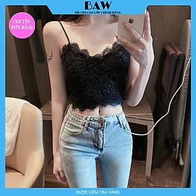 Mua Áo Ngực Không Gọng Chất Liệu Ren Cao Cấp, Áo Lót Bra Ren Mềm Cao Cấp Không Gọng dây mảnh Thương Hiệu Baw mã NT7 - ĐEN - one size (40-60kg) Mua Áo Ngực Không Gọng Chất Liệu Ren Cao Cấp, Áo Lót Bra Ren Mềm Cao Cấp Không Gọng Dây Mảnh Thương Hiệu Baw Mã Nt7 - Đen - One Size (40-60Kg)