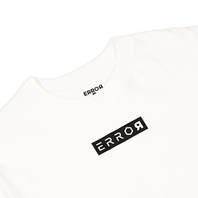 Áo Phông Oversize Nam Nữ Error Vision Local Brand Error Cotton 100% Basic Màu Trắng Vải Mát Không Co Rút Sau Giặt