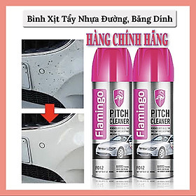 Bình Xịt Tẩy Nhựa Đường, Băng Keo dùng cho ô tô xe hơi Flamingo F012 450ml