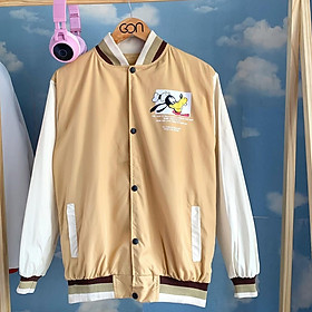 Áo Khoác kiểu dù Bomber unisex form rộng nam nữ 2 lớp GOOFY
