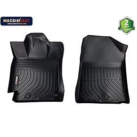 Thảm lót sàn xe ô tô  KIA CERATO (2018-nay) chất liệu TPV thương hiệu Macsim màu đen