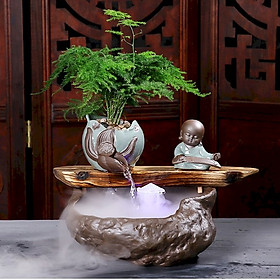 Thác Nước Phong Thủy Chú Tiểu Khải Đàn 02