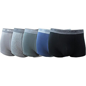 Combo 5 Quần Lót Boxer Nam Freeman 6520
