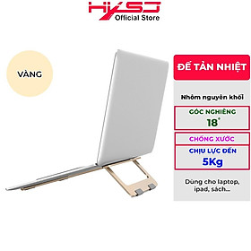 Mua Đế tản nhiệt laptop HXSJ X5 bằng nhôm nguyên khối siêu mỏng nhẹ dùng cho máy 13- 15.6 inch - Hàng Chính Hãng