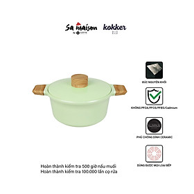 Mua Nồi chống dính phủ ceramic Oslo Kokker 22cm
