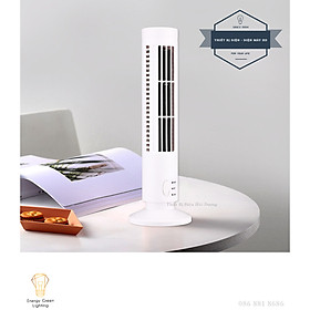 Quạt Mini Điều Hòa Để Bàn Hình Tháp Q-530 - Điều Hòa Không Khí Dọc Quạt Tháp - Cắm Điện Dây USB