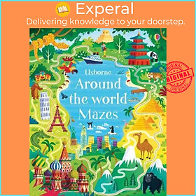 Sách - Around the World Mazes by Sam Smith (UK edition, paperback)