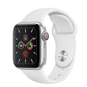 Đồng Hồ Thông Minh Apple Watch SE LTE GPS + Cellular Aluminum Case With Sport Band (Viền Nhôm & Dây Cao Su) - Hàng Chính Hãng VN/A