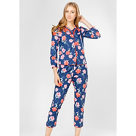 Đồ mặc nhà Bộ dài nữ tay dài Tvm Luxury Homewear B418