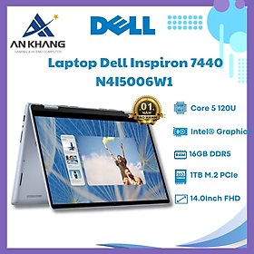 Mua Laptop Dell Inspiron 14 7440 2-in-1 N4I5006W1 (Intel Core 5 120U | 16GB | 1TB | 14 inch FHD+ | WIn 11 | Office | Xanh) - Hàng Chính Hãng - Bảo Hành 12 Tháng