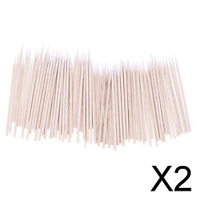 2x100Pcs Cotton Stick Clean Tool for Headphone Phone Charging Port