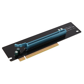 PCI Express 16x Riser Card 90 Degree Right Angle Riser Adapter Card for 2U
