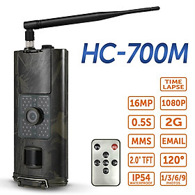 2g Hunting Trail Camera Cellular Mobile 16MP 1080P Ảnh bẫy camera hoang dã HC700M Giám sát động vật hoang dã không dây