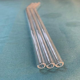 Mua Set 10 Ống Hút Thuỷ Tinh Màu Trong Suốt Có Thể Tái Sử Dụng