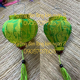 Đèn lồng hội an size 10cm vải lụa tơ tằm