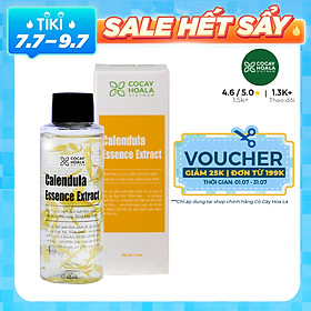 Nước thần hoa cúc 2in1 Cocayhoala se khít lỗ chân lông, trẻ hóa làn da sau 10 ngày Calendula Essence Extract 100ml