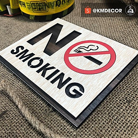 Mua Biển gỗ CARINA TTB202- No Smoking- Cấm hút thuốc F02