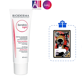 Kem dưỡng ẩm làm dịu da Bioderma Sensibio Light 40ml TẶNG mặt nạ Sexylook (Nhập khẩu)