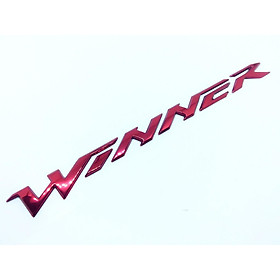 Tem chữ nổi Winner chính hãng Honda - nhiều màu