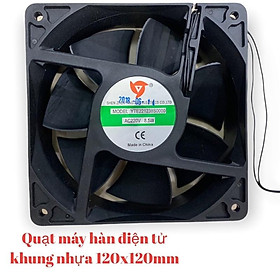 Mua  Freeship Quạt máy hàn điện tử khung nhựa AC220 8.5W YINGTIAN ĐK 120x120mm