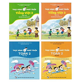 Hình ảnh Sách - Combo Thực hành và phát triển Lớp 2(Toán + Tiếng Việt) - Theo chương trình giáo dục phổ thông 2018 (4 cuốn)