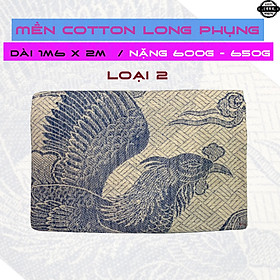 Mền chỉ cotton Long Phụng 1m6 x 2m / 600g - 650g