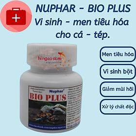 Men tiêu hóa - Bột Vi Sinh Nuphar Bio Plus cho Cá, Tép - Hingaostore.