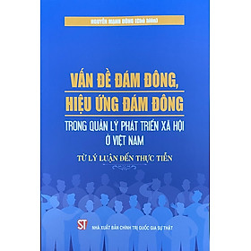 Vấn Đề Đám Đông, Hiệu Ứng Đám Đông Trong Quản Lý Phát Triển Xã Hội Ở Việt Nam - Từ lý luận đến thực tiễn - Nguyễn Mạnh Hùng (Chủ biên) - (bìa mềm)