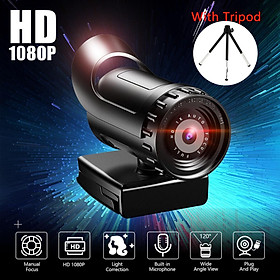 Webcam 4K 2K auto focus pc cam cam với máy ảnh máy ảnh máy ảnh mini 1080p quà tặng với micrô để truyền phát video YouTube Màu