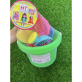 Bộ Xúc Cát Cá 10 Món Đi Biển, Chơi Tại Nhà Cho Bé Vui Chơi Đồ Chơi Bé Trai Bé Gái - Bộ Xúc Cát Cá Lá Cây