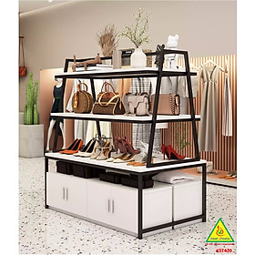 Mua Kệ gỗ trưng bày rau củ quả  kệ trưng bày sản phẩm  hàng hóa KST420 - NỘI THẤT LẮP RÁP VIENDONGADV